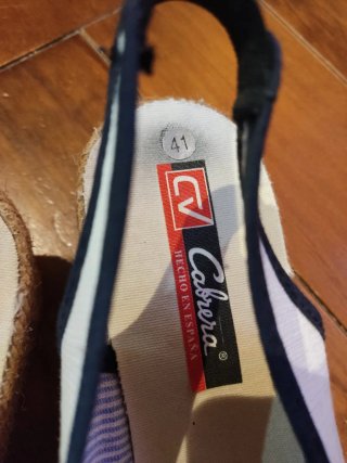 Lote 2 Zapatillas Esparto Cabrera Talla 41