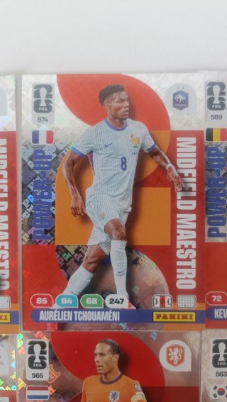 6 Cartas Adrenalyn Midfield Maestro.cromos mundial