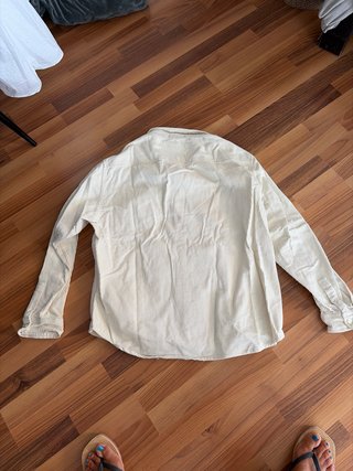 Chaqueta de pana beige