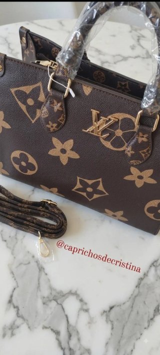 Bolso  Marrón 34x26 cm.SOLO ENVIO