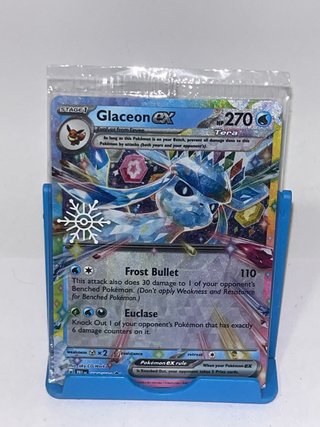 Carta Pokémon Glaceon EX “SEÑADA”.