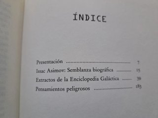La enciclopedia galáctica de Isaac Asimov