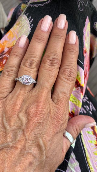 Anillos Bisutería Ajustables Rosa y Plata