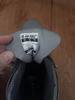 Botas Trekking Hi-Tec Gris y Morado