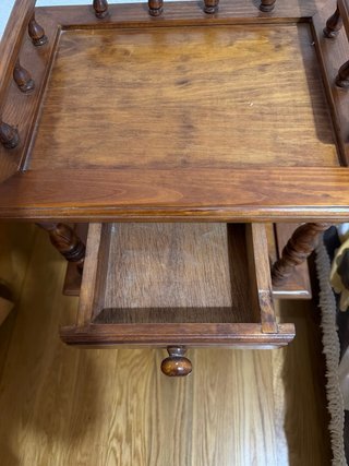 Mueble auxiliar madera 3 estantes