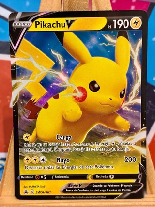 Pikachu V SWSH061 esp