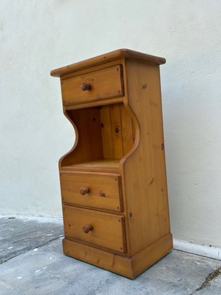 Conjunto 3 muebles de pino macizo rústico