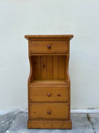 Conjunto 3 muebles de pino macizo rústico