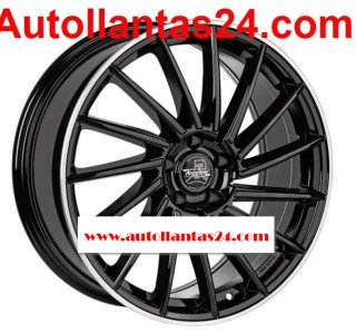 Juego de 4 llantas audi neuvolar black 18 r606503