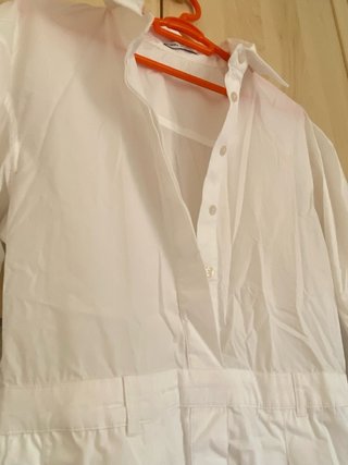 Vestido blanco camisero