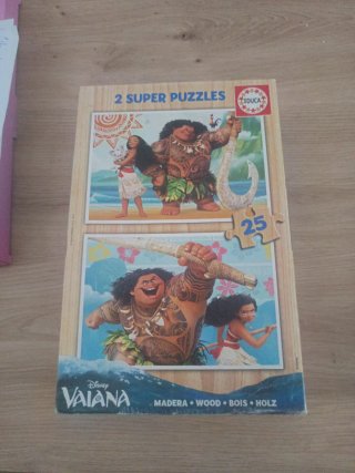 Puzzles Vaiana Educa 2x25 piezas
