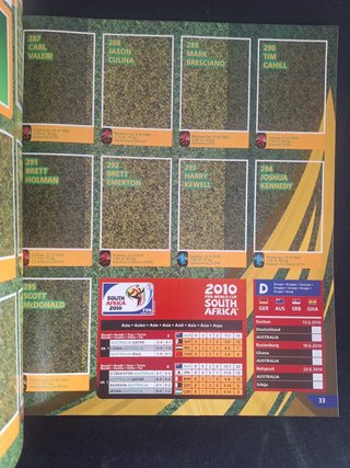 Álbum Panini FIFA World Cup Sudáfrica 2010 – 10/10