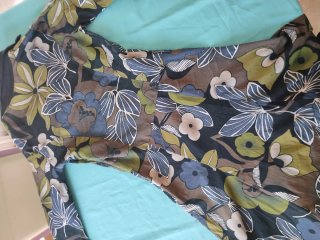 Vestido estampado floral talla S