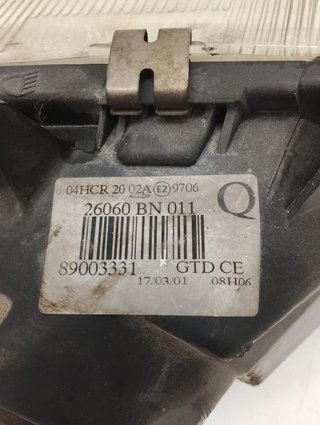 26060bn01a faro izquierdo nissan almera 2.2 d 5771