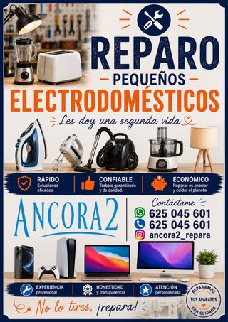 Reparación de pequeños electrodomésticos