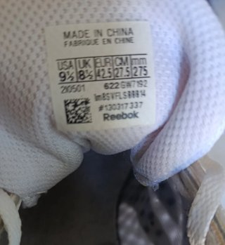 Zapatillas Reebok Blancas y Azules