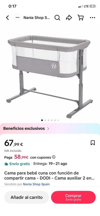 Cuna de bebé
