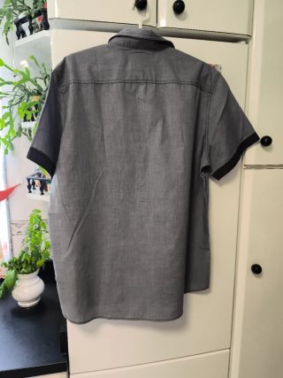 Camisa Angelo Litrico Gris Talla L