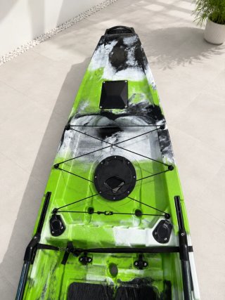 Kayak Nootka a pedales; pesca