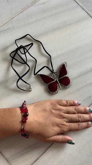 colgantes mariposa + Regalo