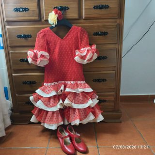 Traje de Gitana Marisol Talla 6-8