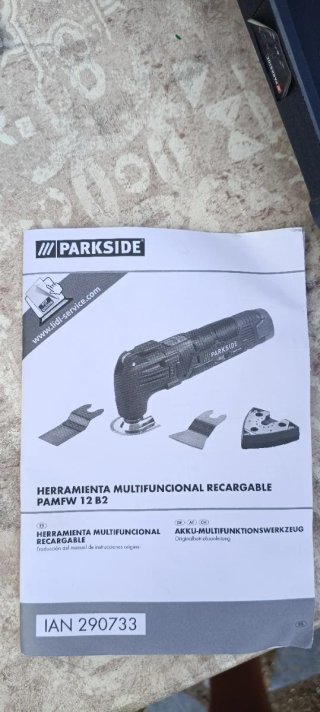 Herramienta Multifuncional Parkside inalámbrico