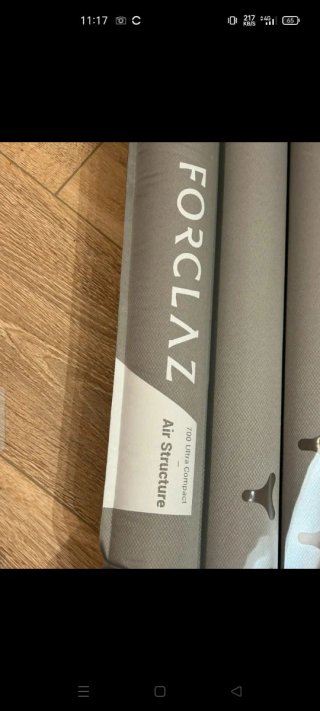 Colchoneta  Forclaz inflable gris