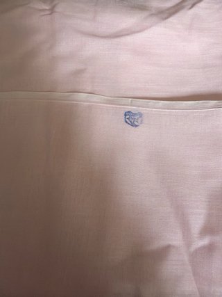 Retal lino rosa bebe 100% algodón