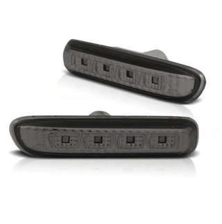 Intermitentes laterales Led para BMW E46 Ahumados