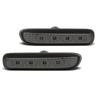 Intermitentes laterales Led para BMW E46 Ahumados