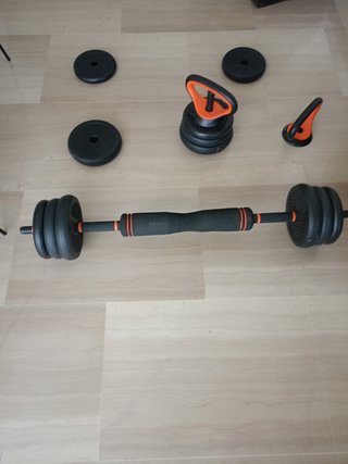 Juego Mancuernas Ajustables Pesas Gimnasio