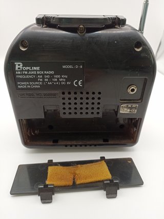 Radio Portatile Vintage Topline AM/FM Juke Box