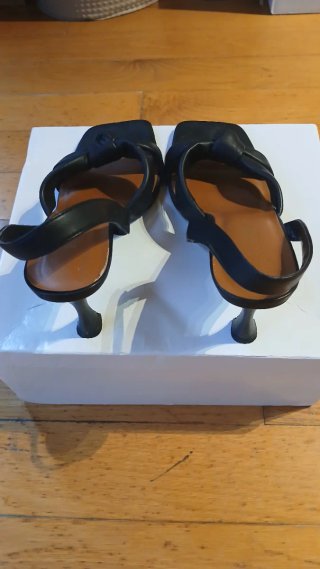 Sandalias tacón negras Primark