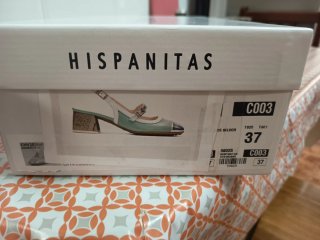 Zapatos Hispanitas destalonados tacón grueso