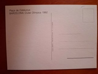 Postal Barcelona 1986 Ja som Olimpics!
