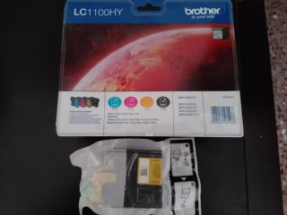 Cartuchos Tinta Brother LC1100HY