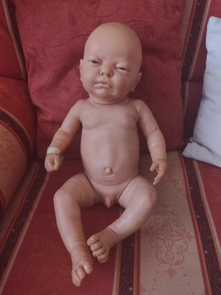 Muñeco bebé realista años 80
