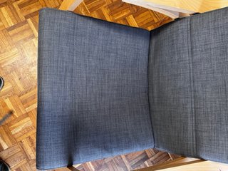 Mecedora IKEA POÄNG Tela Gris y Madera