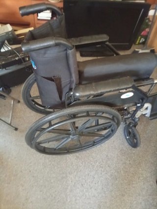 Silla de Ruedas Totalcare Plegable Acero