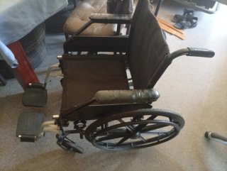 Silla de Ruedas Totalcare Plegable Acero