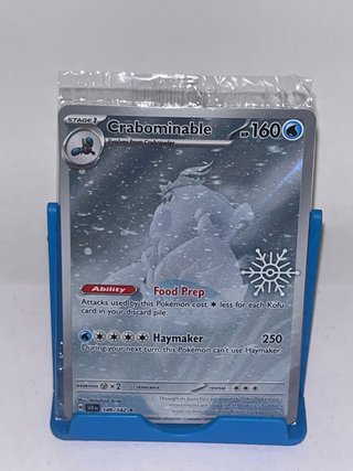 Carta Pokémon Crabominable “SEÑADA”