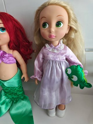 Muñecas Bebé Disney Ariel y Rapunzel 25 las dos