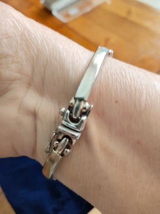 Pulsera Plata Semirrígida Unisex