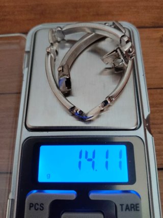 Pulsera Plata Semirrígida Unisex