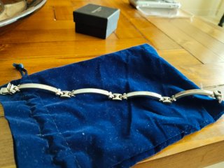 Pulsera Plata Semirrígida Unisex