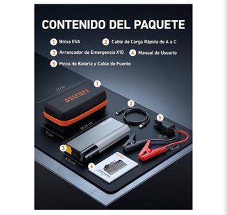 Arrancador Batería Coche AstroAl 8000A