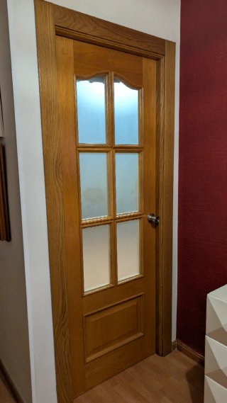 10 Puertas de paso roble vivienda completa.
