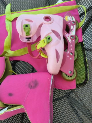 Patines Oxelo Ajustables Talla 34-36 Rosa