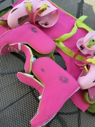 Patines Oxelo Ajustables Talla 34-36 Rosa