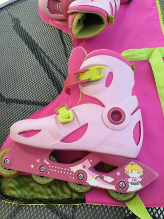 Patines Oxelo Ajustables Talla 34-36 Rosa